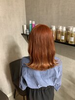 トリコ(ToricO)&nbsp;オレンジブラウン　オレンジカラー　ブリーチカラー　ダブル