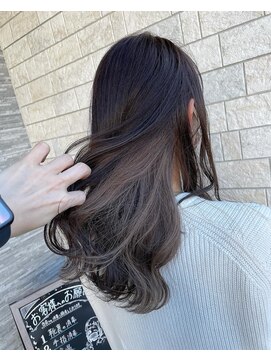 ルシード スタイル リコット(Lucido Style Ricotto) 大人可愛い、ミルクティーインナーカラー