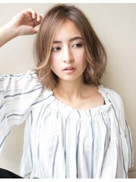 ローラン(ROULAND) ボブグレージュオンハイライト