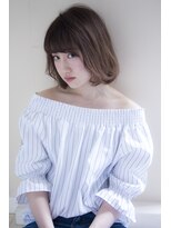 ヘアースペース ブイ(hair space V) 透明感ラベンダーアッシュ×トレンドエアリーボブ
