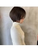 前髪長めのハンサムショート！