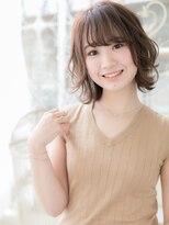 モッズヘア 越谷(mod's hair)&nbsp;*mod's越谷*おしゃかわ♪斜めバングフェミニンボブ小顔ウルフb!