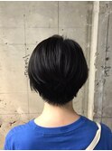タイトショート_厚めバングローライトスリークボブ