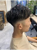 giinii 横浜　上原大成　フェード ×ナチュラルパーマ
