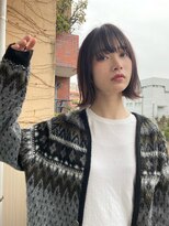 メゾンドイギー(MAISON de IGGY)&nbsp;ナチュラルなくびれボブ＊ラベンダーカラー/前髪/イメチェン