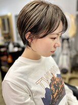 ヌード(NUDE)&nbsp;「NUDE」#フェザーバング ミントアッシュ くびれショート