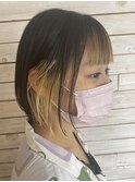 切りっぱなしボブ