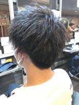 ヘアーデザイン ディードット(Hair design D.)&nbsp;ツイストスパイラルパーマ×アッシュグレー