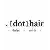 ドットヘアー(. hair)のお店ロゴ