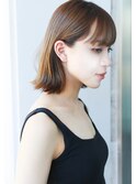 そとはねボブ/髪質改善/ハイライト/アヴェダオーガニックカラー