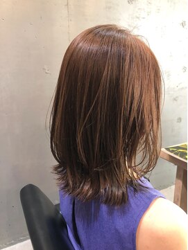 パム 恵比寿(PAM.) くびれミディアム×暖色ブラウン【PAM./hana】