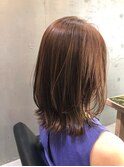 くびれミディアム×暖色ブラウン【PAM./hana】