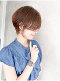 ショコラカラー×ひし形ショート