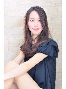 アディクト 東陽町西口(addict) 柔らかミルキーロング＿韓国風カラー＿ミルクベージュ［東陽町]