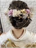 振袖×ヘアアレンジ
