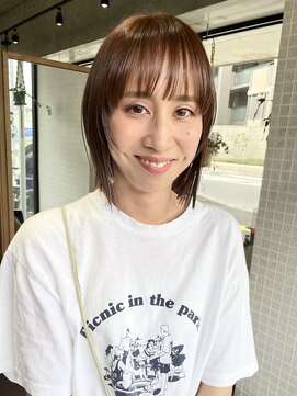 フェリア 池田(FERIA) ぱっつんボブ（田岡）