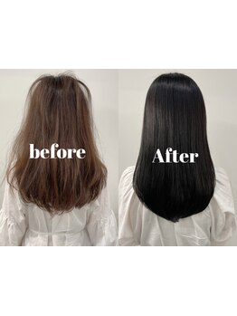 <吉祥寺駅1分>1人1人の髪質に合わせて作るオーダーメイドの髪質改善縮毛矯正で手触り滑らかな髪に◇