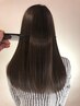 【髪質改善/絹髪】酸性ストレート＋カット＋トリートメント(marbb付)17500円