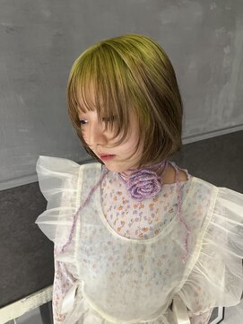 キャロルガーデンズ ボコカ 表参道(Carroll Gardens bococa) ルーツカラー、ミントグリーン