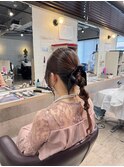 編みおろしアレンジ