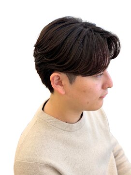ビカム 名駅(become) 曲がるメンズ縮毛矯正×毛流れフェザーパーマ風/名古屋/名駅
