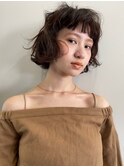 ボブパーマ/ニュアンスパーマ/顔周りレイヤー/表参道/渋谷