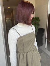 アイディー  高知(id) -高知 id-【韓国ボブ】暖色ハイトーン