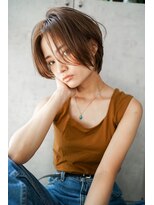 ギークス(GEEKS)&nbsp;【GEEKS渋谷】ショートウルフ/春カラー/くすみベージュ/レイヤー