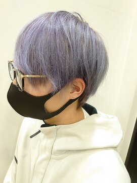 シャンプーボーイ 佐世保駅前店(SHAMPOO BOY) ラベンダーアッシュ【ブリーチ/ハイライト/パーマ】