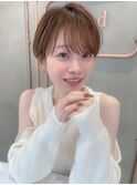 ミニウルフレイヤーカット顔周りカット前髪カットショート錦糸町