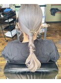 ヘアセットお呼ばれヘア艶髪