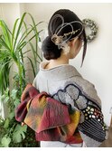 成人式前撮りのお客様