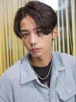 シティ(CITY) 小久保styleフェザーパーマフェザーショートグレーエンドカラー