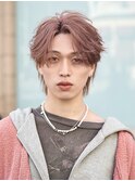 ニュアンスフェザーコンマバングシースルーウルフ