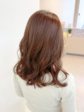エトレ(etore) 【ブリーチなしダブルカラー】セミロング/マロンブラウン/艶髪