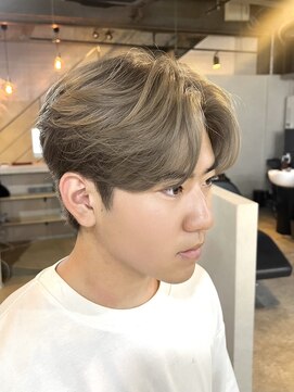 メロウメンズライン 神戸三宮(mellow men's line) 韓国風センターパート