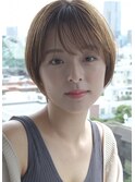 ボブ前髪あり前髪なし面長丸顔/30代/40代/50代/ショート【高橋】