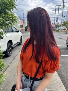 ヒャッカ(hyakka) ピンクレッドカラー