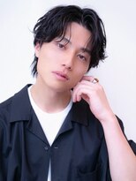 ハバナ 渋谷(HAVANA)&nbsp;センターパート／メンズヘア／ニュアンスパーマ