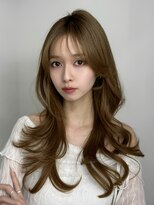 アマトウキョウスマートサロン(AMA TOKYO×Smart Salon) ヘーゼルベージュ ブリーチなし レイヤーカット 海外風