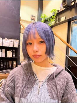 《生ミネラル美容液ハイトーンカラー》初カラーも推しカラーも任せて★卓越した技術で理想をダメージレスに