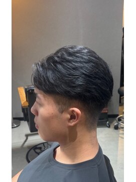 センターパート　ジェントルショート