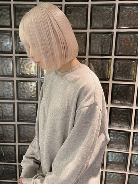 ペレ アネックス 大阪梅田茶屋町店(PELE ANNEX) 着物ヘア/ダークアッシュ/ミディアムレイヤーカット/梅田