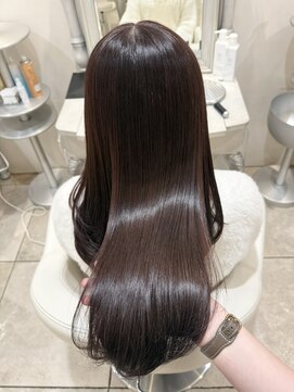 ザックラフィネ(ZACC raffine) ラベンダーブラウン/マロンブラウン/ワンカラー/艶髪