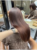髪質改善×美髪ロング×ココアベージュ
