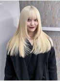 抜きっぱなしブロンド×レイヤーカット