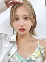 サンドパールス 仙台店(sand PALCE)&nbsp;髪質改善/大人ガーリー/似合わせカット/ショートボブ前髪/仙台