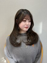 リヴナ(Livna)&nbsp;下に重さを残した、レイヤーとハイライトのコラボレーション☆