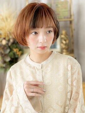 カバーヘア ブリス 大宮西口(COVER HAIR bliss) 韓国風アンブレラカラー小顔ミニボブレイヤーh4大宮10代20代30代