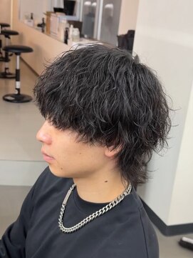 プルーブトウキョウ 渋谷(PROVE TOKYO) メンズウルフ　波巻きスパイラルパーマ